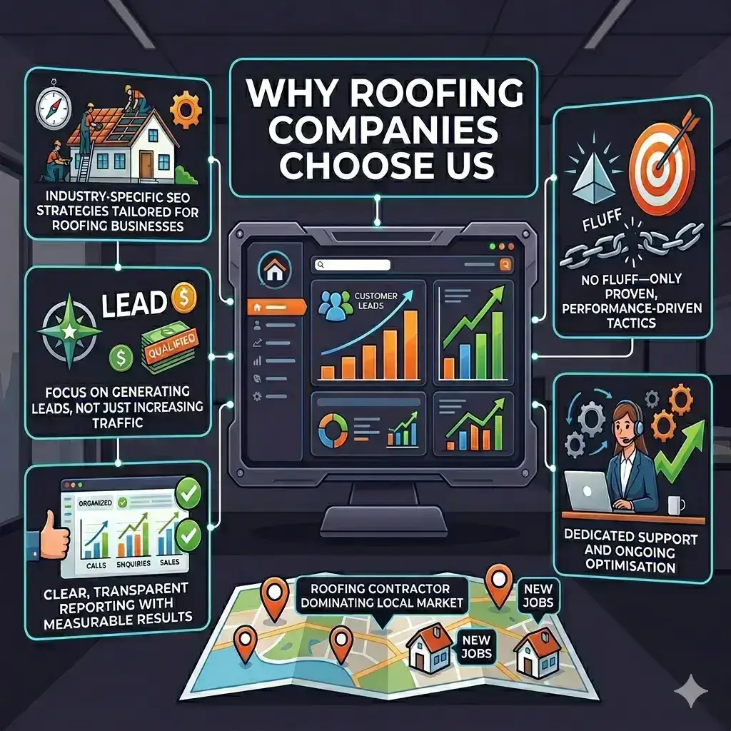 Local SEO for roofing contractors and service businesses
